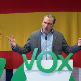 Javier Ortega Smith, en un acto en Cuenca. EFE