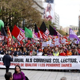 Manifestació d'un primer de maig anterior.