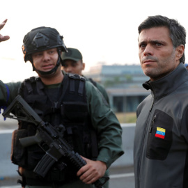 Leopoldo López, este martes en Caracas. REUTERS/Carlos García Rawlins