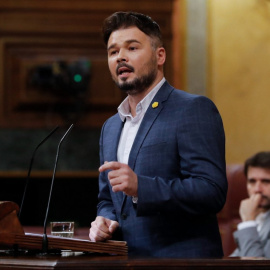 El diputado y portavoz en el Congreso por ERC Gabriel Rufián.