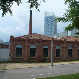 L'antiga fàbrica tèxtil Godó i Trias, a l'Hospitalet.