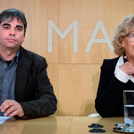 Jorge García Castaño y Manuela Carmena, en una foto de archivo. / EFE