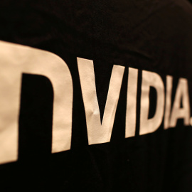 El logo del fabricante de chips Nvidia, en su sede en la localidad californiana de Santa Clara. REUTERS/Robert Galbraith