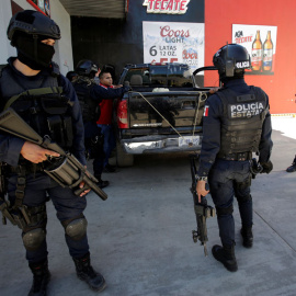 La Policía mexicana, en el estado de Sinaloa este viernes. REUTERS/Daniel Becerril