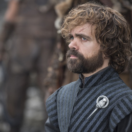 El actor Peter Dinklage, en su papel de Tywin Lannister, en 'Juego de Tronos'