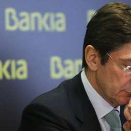 El presidente de Bankia, José Ignacio Goirigolzarri, en un rueda de prensa. REUTERS