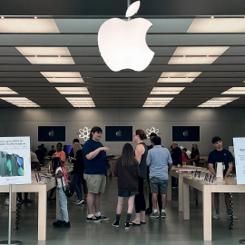 Tienda de Apple, en Maryland, EEUU, donde se ha creado el primer sindicato de trabajadores de la compañía.