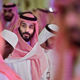 Mohammed bin Salman en la cumbre apodada ‘Davos en el desierto’ en octubre de 2018  |  AFP