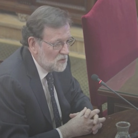 Rajoy, durante el juicio del 'procés'