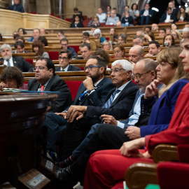 19/10/2022 - Una imatge del ple del Parlament d'aquest dimecres, 19 d'octubre.