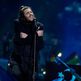 Salvador Sobral en la actuación de Eurovisión 2017. Europa Press