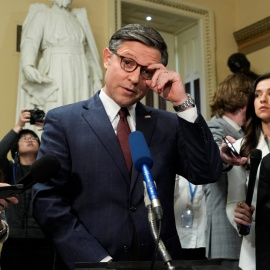 El presidente de la Cámara de Representantes de Estados Unidos, Mike Johnson, a 20 de abril de 2024.