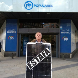 Bonifacio Vea, uno de los afectados por la Estafa de las solares. CARLOS BENÉITEZ.