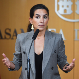 Rocío Monasterio, durante una sesión plenaria en la Asamblea de Madrid, a 3 de octubre de 2024.