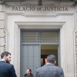 Fachada de la Audiencia Provincial de Pontevedra en una imagen de archivo.