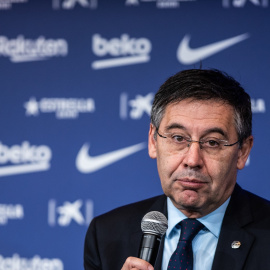 Imagen de archivo de Josep María Bartomeu en enero de 2020, cuando era presidente del FC Barcelona.