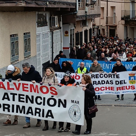 Protesta del MAR en Teruel