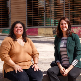 Carolina Elías junto a Rita Maestre