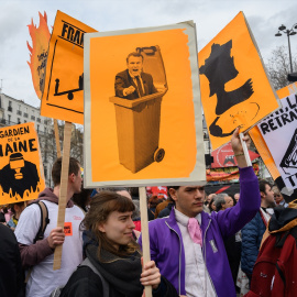 Reforma pensiones Francia manifestación