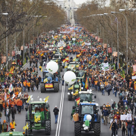 20/03/2022 La manifestación en defensa del mundo rural que ha tenido lugar este domingo en Madrid