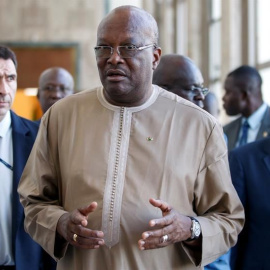 El presidente de Burkina Faso