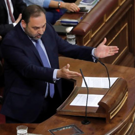 José Luis Ábalos, en el Congreso este jueves. EFE/Juan Carlos Hidalgo