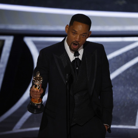 El actor Will Smith tras recibir el Oscar el Mejor Actor por 'El método Williams'. — ETIENNE LAURENT / EFE/EPA