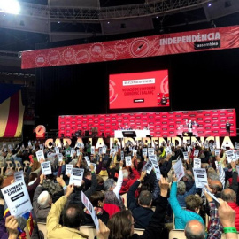 Una imatge de l'assemblea general de l'ANC, celebrada a Tarragona. EUROPA PRESS