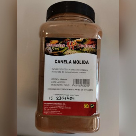 Bote de canela afectado por la bacteria