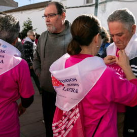 Miles de personas en la marcha por el asesinato de Laura Luelmo en Huelva - EFE/Julián Pérez