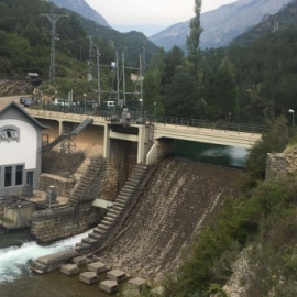 Acciona pretendía seguir explotando la central auxiliar de Campo, en el Pirineo oscense, que entró en servicio en 1932.