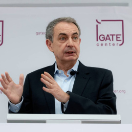 José Luis Rodríguez Zapatero, presidente del Consejo Asesor de GATE Center, en la presentación en Madrid este 5 de abril de 2022.