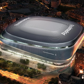 Proyecto de remodelación del Estadio Santiago Bernabéu, del Real Madrid. E.P.