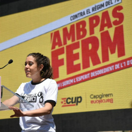 L'alcaldable de la CUP Barcelona, Anna Saliente. @CUPBarcelona