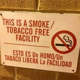 "Esto es un humo/un tabaco libera la facilidad" #yyaestá