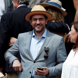 El ministro de Cultura, Màxim Huerta, durante la final de Roland Garros. /EFE