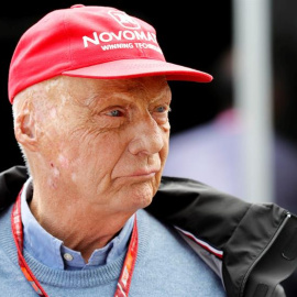 Fotografía de archivo de marzo de 2018 de la leyenda de Fórmula Uno y tres veces campeón del mundo Niki Lauda. - EFE