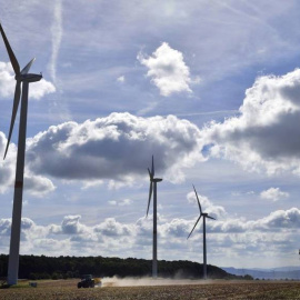 Parque de molinos de viento para energía eólica. EFE