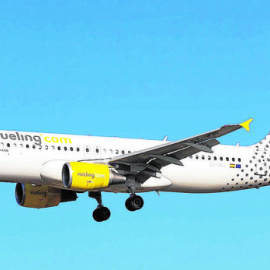 Imagen de archivo de un avión de la compañía Vueling.