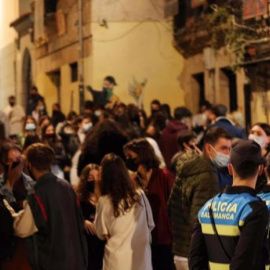 Controles de la Policía en Salamanca el pasado octubre.