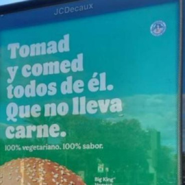 Polémico eslogan implementado por Burger King en su campaña de Semana Santa.