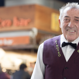 28-4-2023 Joan Bayén, el mític propietari del bar Pinotxo del mercat de la Boqueria