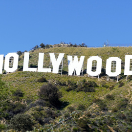 Letrero de Hollywood en Los Ángeles, California.