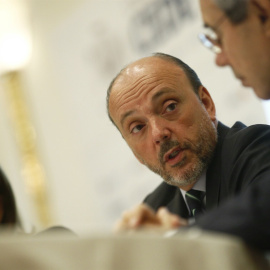 El expresidente de Indra Javier Monzón.