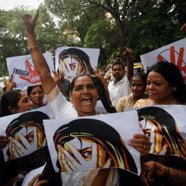 Imagen de archivo de una protesta en India contra la violencia machista y el abuso contra las mujeres. Danish Siddiqui/Reuters