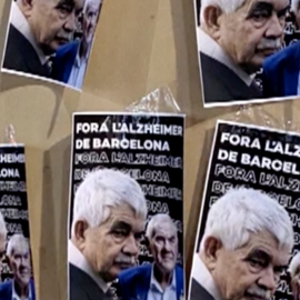 Los carteles en contra de Pasqual Maragall.