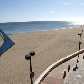 Bandera Azul en una playa española. E.P.