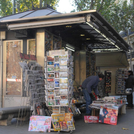 Un quiosco de prensa en Madrid. MADRID.ES