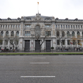 El edificio del Banco de España, en la madrileña calle de Alcalá.