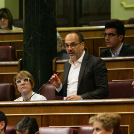 La bancada del PDeCAT, en el pleno del pasado 9 de mayo en el Congreso. / Congreso de los Diputados.